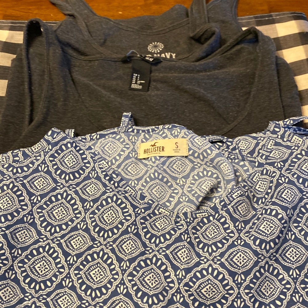 2 Tank tops and Spaghetti strap top